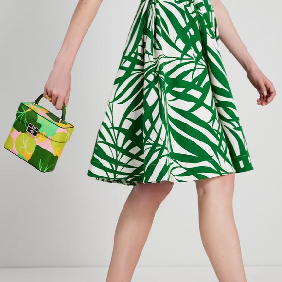 Kate Spade voyage cucumber floral small top-handle crossbody - Picture 4 of 7